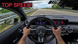 2024 Mercedes-Benz A45s AMG Facelift on Autobahn!