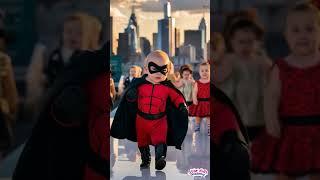 Baby fashion showfashion kids️super hero outfit for kids #babyfashion  #aibaby #babyfashionista