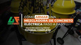 Cómo Armar una Mezcladora de Concreto Eléctrica PASO a PASO (¡Fácil y rápido!) #construccion