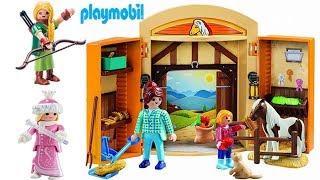 PLAYMOBIL SURPRISE MYSTERY BLIND BAGS SERIES 11 AND COUNTRY PONY STABLE PLAY BOX HORSE PLAYSET