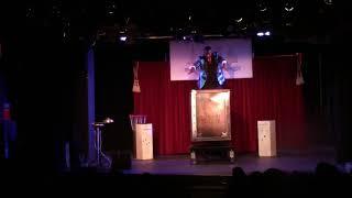 Mystique The Magician flying Box @ Monday Night Magic in NYC