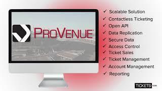 ProVenue Ticketing Platform Powered by Tickets.com