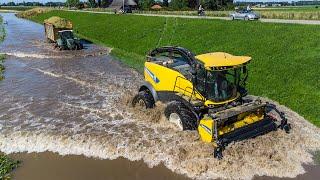 Dutch River OVERFLOWS!! Trying to save the Wheat Harvest!