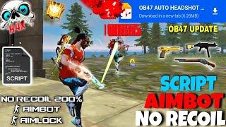 Free Fire Auto Headshot Config File Macro Aimbot + No Recoil Regedit ‼️ Antiban VIP Script 