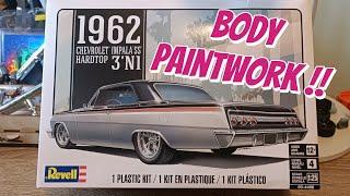 Revell Chevrolet Impala SS '62 3 in 1 - Body paintwork