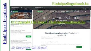 EladoIpariIngatlanok.hu: Eladó ipari ingatlanok, Hirdethet ipari ingatlant, svElIpIngnk-231128