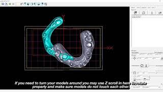 DentaFab Nesting and Support for Model Design