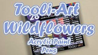 Unboxing und Swatching || Test || Tooli-Art Wildflowers || Acrylic Paint Pens