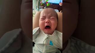 Crying baby his mother is not at home but how can I feed him keeping the baby quiet#shorts