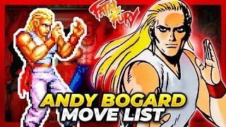 ANDY BOGARD MOVE LIST - Fatal Fury: King of Fighters / Garou Densetsu: Shukumei no Tatakai (FF1)