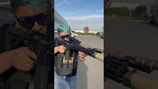 First AR15 M4 Dual CO2 GBBR. #airsoft #milsim #airsoftgi #short #shorts #gaming #toys #gbb #gbbr