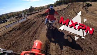 Mxpn track riding and crash