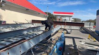 Massive Awning Scrap Out video 1