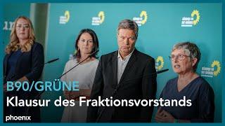 Bündnis 90/Die Grünen: Klausur des erweiterten Bundestags-Fraktionsvorstandes | 04.09.24