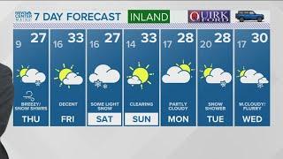 NEWS CENTER Maine Weather Video Forecast