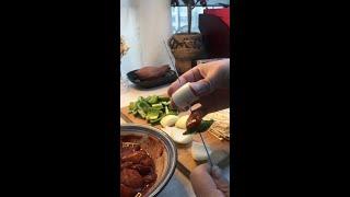 从天亮烤到天黑，每天晚餐鼓舞自己：明天更艰难，吃饱才有力气。#21天volg挑战