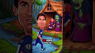 Messi and Ronaldo's Fearful Moments in the Jungle: Mysterious Indians #football #footballstories