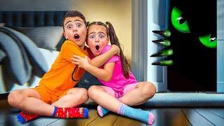 Matteo and Gabriella Learn Not to be Afraid of Monsters | Ghosts For Kids