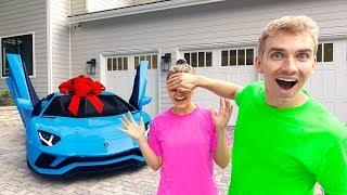 SURPRISING My Sister Grace Sharer With Her Dream Car!! (BRAND NEW LAMBORGHINI)
