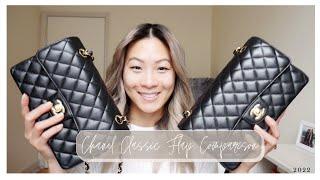 CHANEL BLACK CLASSIC FLAP COMPARISON | small vs. medium