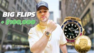 BIG COIN FLIPS ! + (Bought myself a new factory Rolex)