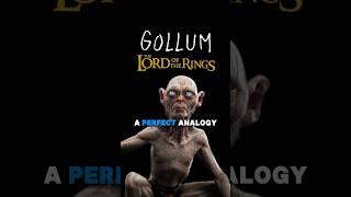 The story of Gollum from Lord of the Rings is a perfect analogy for addiction #lotr #gollum #addict