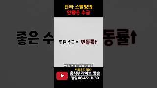 단타 스캘핑 매매 시 주식 차트 상 좋은 수급의 예시 #주식단테 #단타매매 #수급 #거래량