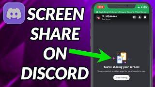 How To Share Screen On Discord Mobile iPhone