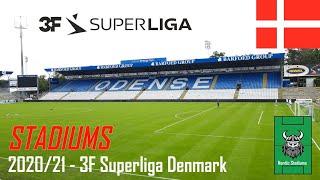 3F Superliga Stadiums Denmark 2020 / 2021