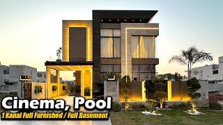 Pakistan,s Most Expensive Full Furnished 1 Kanal Full Basement House, Pool, Cinema  @AlAliGroup