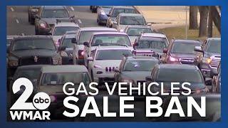 Gas vehicles sales to be banned in 2035