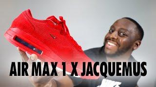 Air Max 1 86 X Jacquemus University Red On Foot Sneaker Review QuickSchopes 701 Schopes HM6690 600