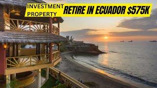 Cost of Living Ecuador Oceanfront Villa Investment Property #retirement