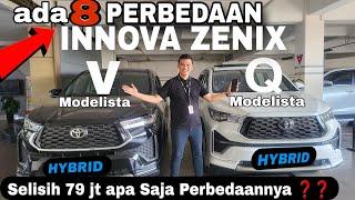 Review Lengkap Perbedaan Innova Zenix V hybrid modelista dengan Innova Q hybrid modelista 2023 2024