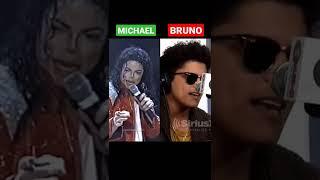 MICHAEL JACKSON vs BRUNO MARS No Autotune - Who is the best? #shorts