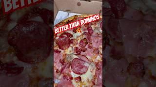 This pizza is better than Dominos #pizzalover #foodie #foodreview