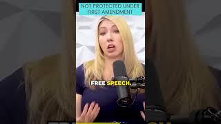 Not Protected By First Amendment - #shorts