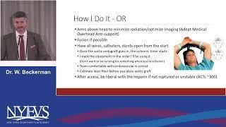 In Situ laser fenestration when and how I do it William Beckerman Session III Thracoabdominal Aneury