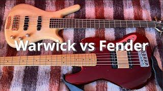 Warwick Corvette vs Fender Jazz Bass | Сравнение басов | Кабацкий басист