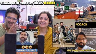 Pakistani Couple Review Funny Champions Trophy 2025 Memes | India Vs Pak | New Zealand | Australia