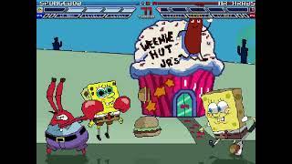 MUGEN Fight - SpongeBob SquarePants vs. Mr. Krabs (TAKING A BREAK FROM DOING REQUESTS FOR A WEEK)