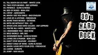 HARD ROCK 80S - Guns & Roses, Bon Jovi, Def Leppard, Aerosmith, White Lion