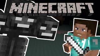 Fighting The Wither For The First Time - Minecraft