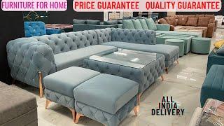 Sofa Bed Chairs Dining Table at Lowest Price in Furniture Market Delhi | Chesterfield Sofa Factory