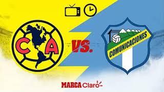 AMERICA VS COMUNICACIONES ¿DONDE VER? EN VIVO CONCACHAMPIONS