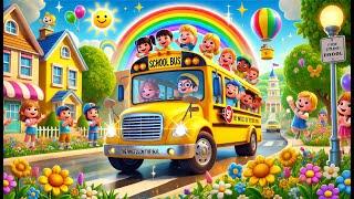 Wheels on the Bus Kids Song –Fun Nursery Rhyme Adventure