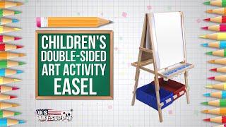 U.S. Art Supply | Children's Double-Sided Art Activity Easel | USA E-325