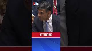 'Life comes at you fast': Rishi Sunak's speech has the Commons cracking up | LBC