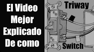 COMO hacer un TRIWAY SWITCH explicado PASO a PASO #latinoenpittsburgh Apagador de Escalera interupto