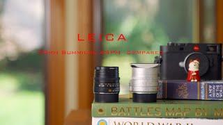 Leica 35mm Summilux ASPH Pre-FLE v.s. FLE compared